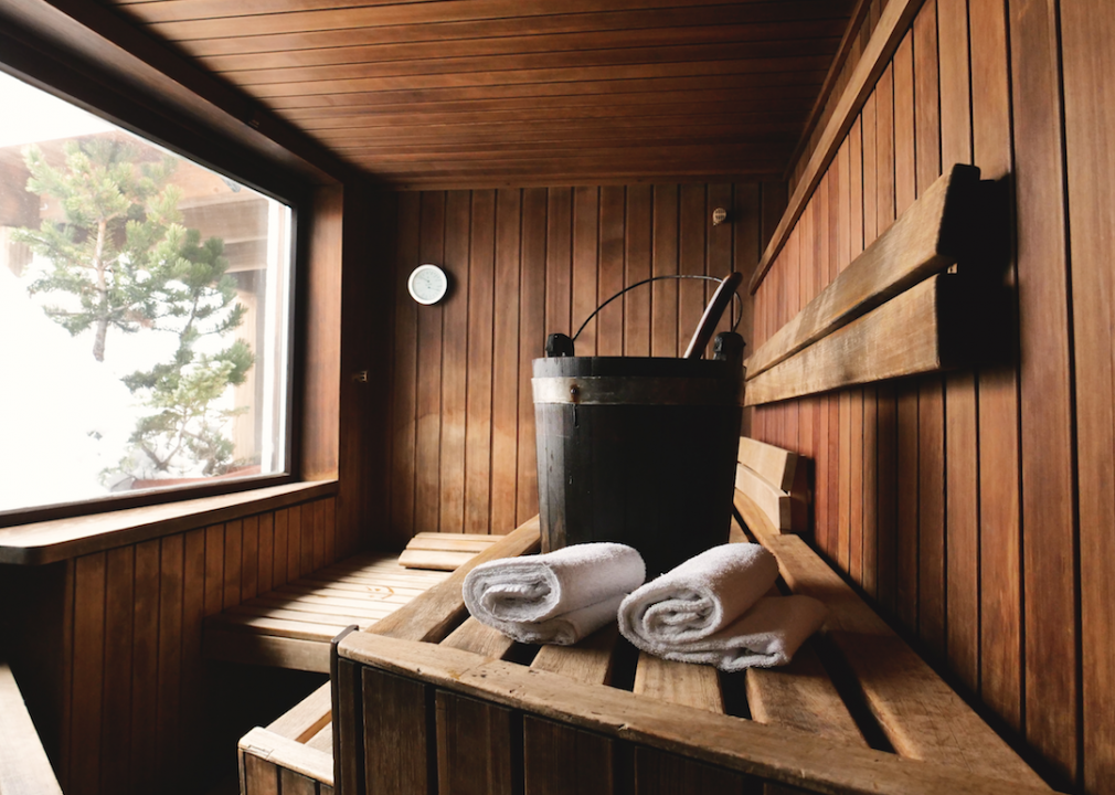 Enjoy the sauna